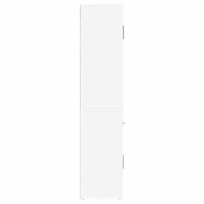 vidaXL Highboard blanc Bois d'ingénierie