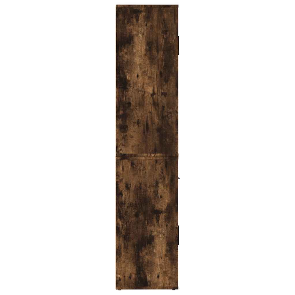 vidaXL Highboard Räuchereiche Holzwerkstoff