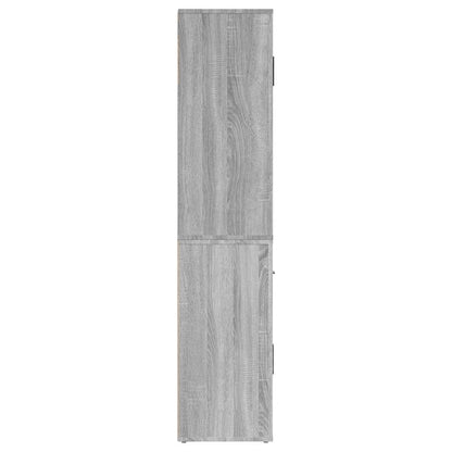 vidaXL Buffet haut gris en bois d'ingénierie Sonoma