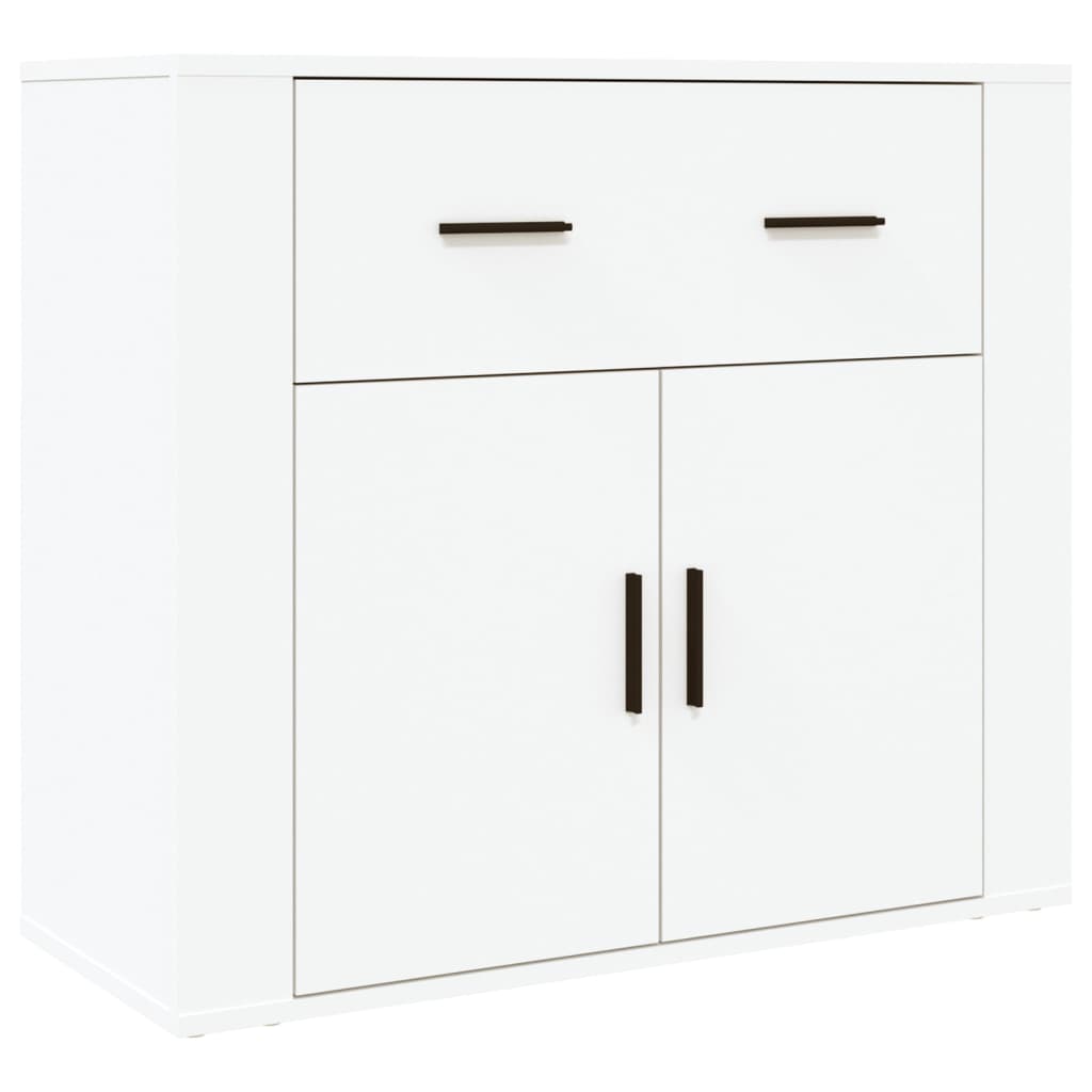 vidaXL Highboard blanc Bois d'ingénierie