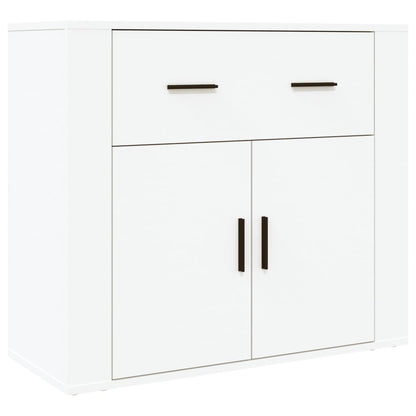 vidaXL Highboard blanc Bois d'ingénierie