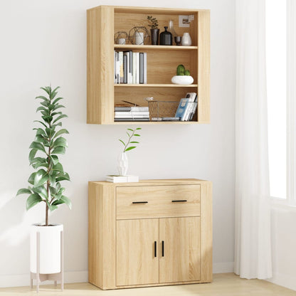 vidaXL Highboard en aggloméré coloris chêne Sonoma