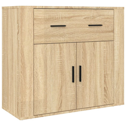 vidaXL Highboard en aggloméré coloris chêne Sonoma