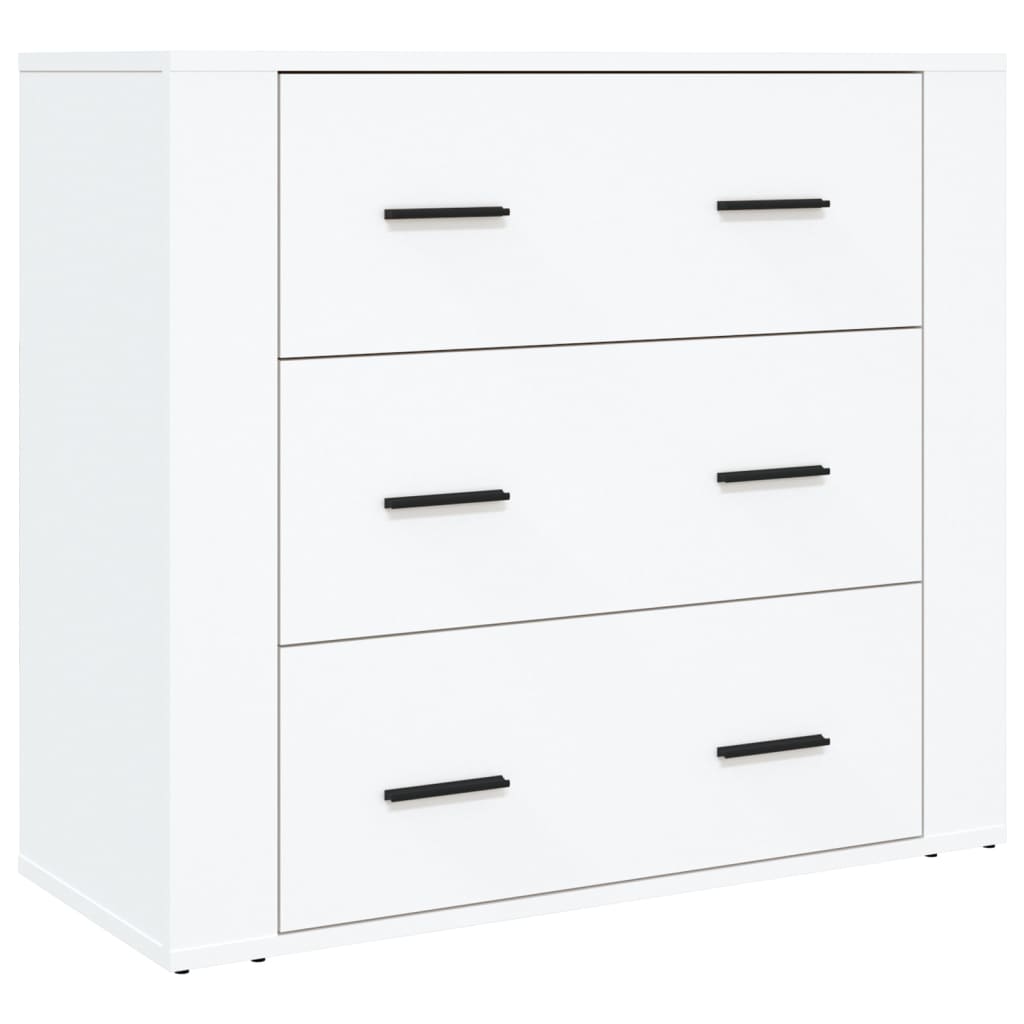 vidaXL Highboard blanc Bois d'ingénierie