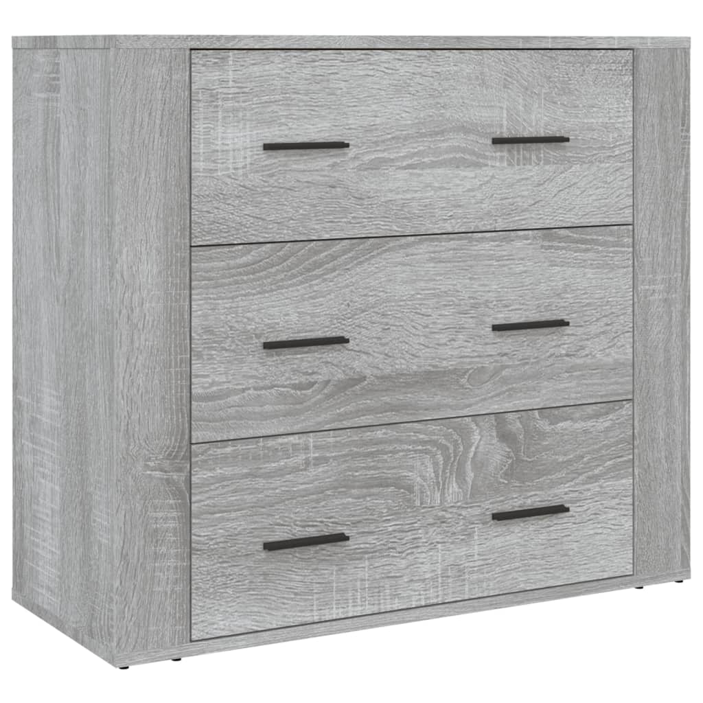 vidaXL Buffet haut gris en bois d'ingénierie Sonoma