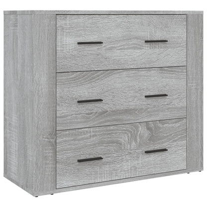 vidaXL Buffet haut gris en bois d'ingénierie Sonoma