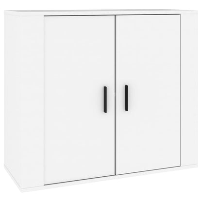 vidaXL Enfilades 3 pcs Blanc Bois d'ingénierie