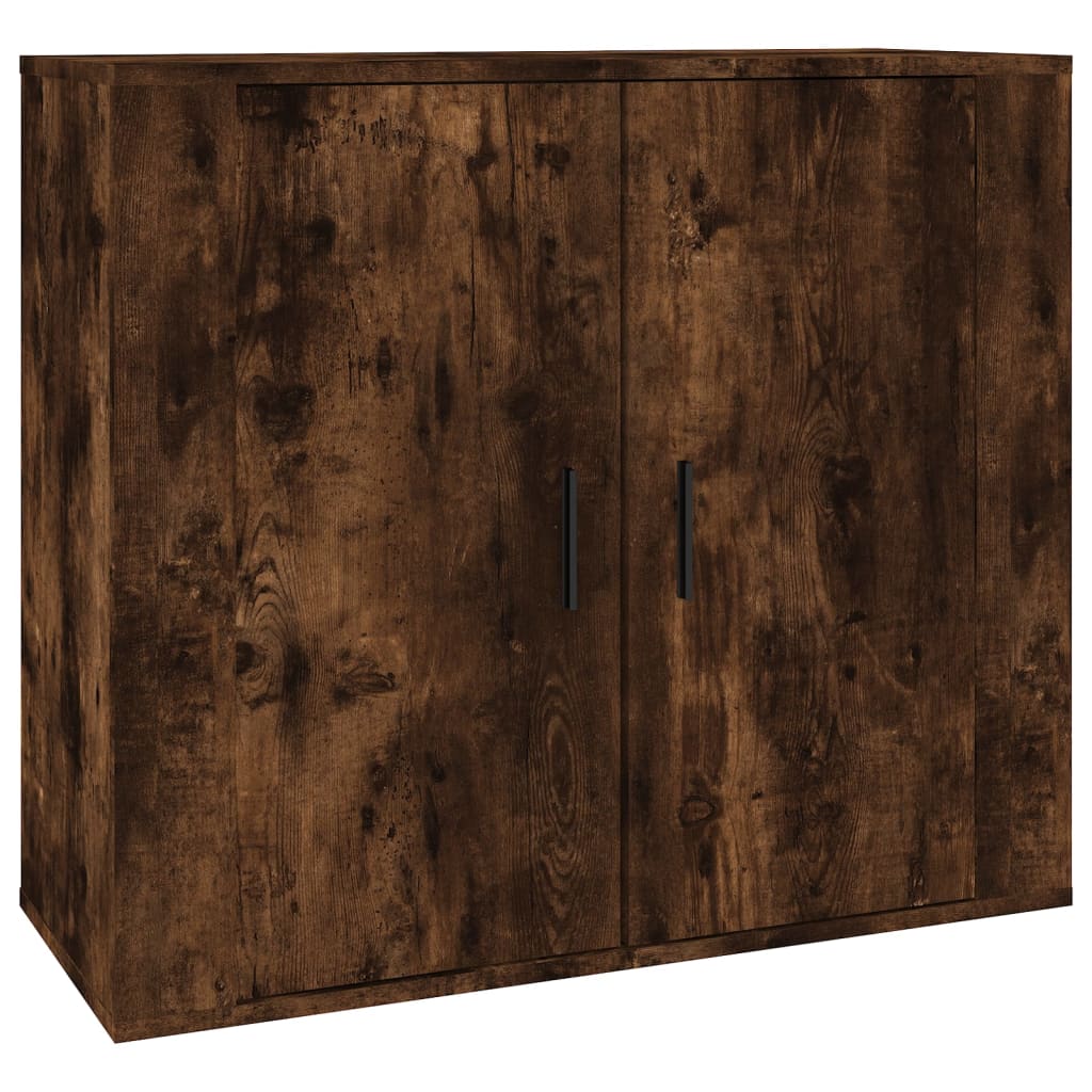 vidaXL Bahuts 3 pcs Chêne fumé en bois d'ingénierie