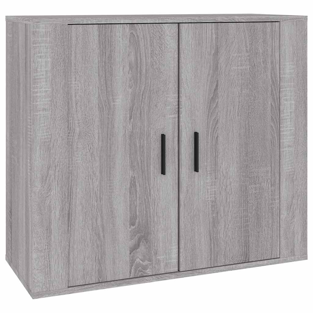 vidaXL Buffets 3 pcs. gris Sonoma bois d'ingénierie