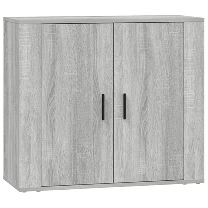 vidaXL Buffets 3 pcs. gris Sonoma bois d'ingénierie