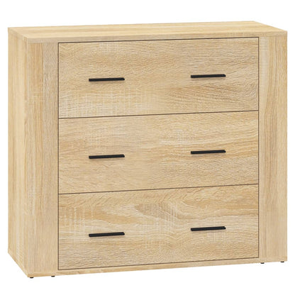 vidaXL Commodes 3 pcs. Aggloméré chêne sonoma