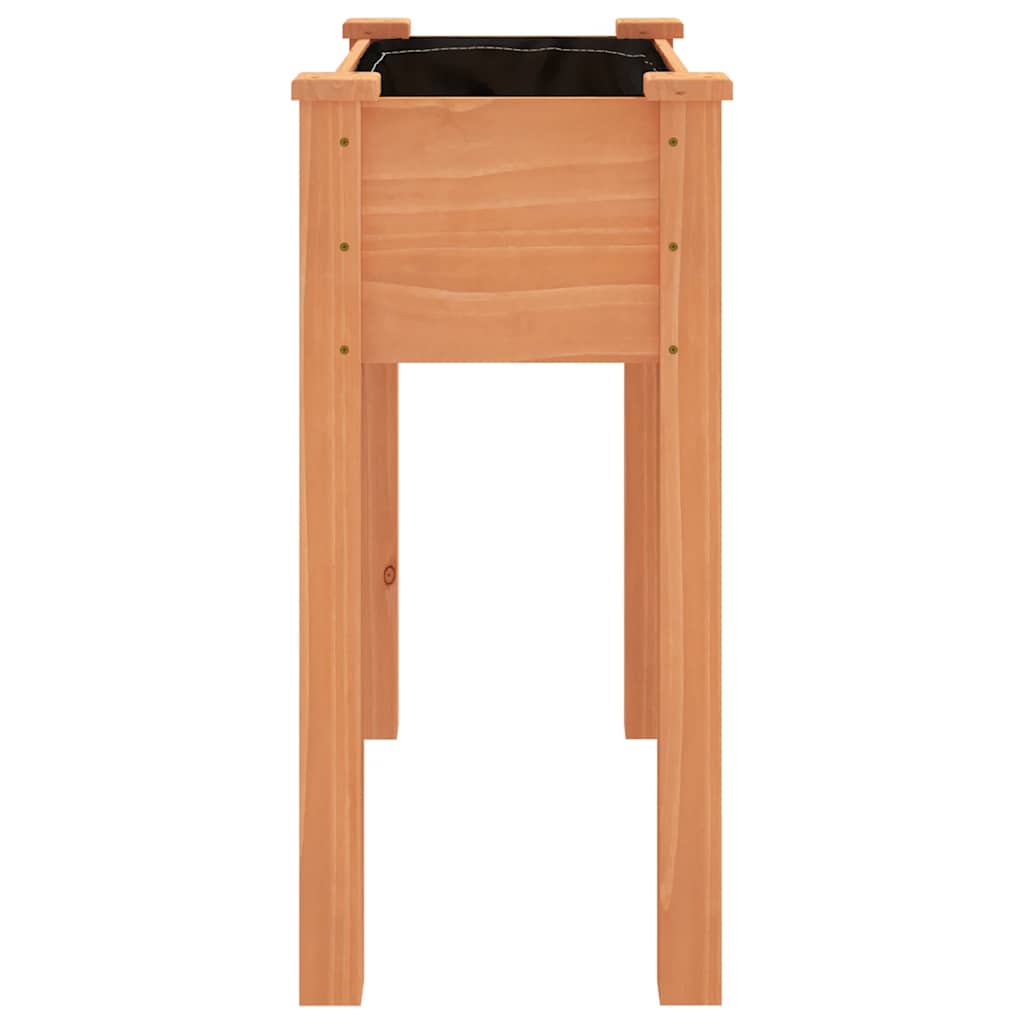 vidaXL Pflanzkübel mit Einsatz Braun 71x37x76 cm Massivholz Tanne