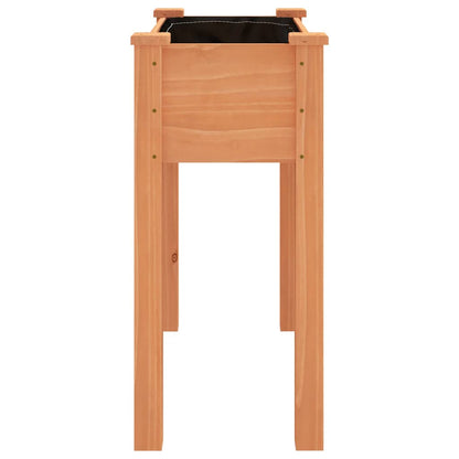 vidaXL Pflanzkübel mit Einsatz Braun 71x37x76 cm Massivholz Tanne