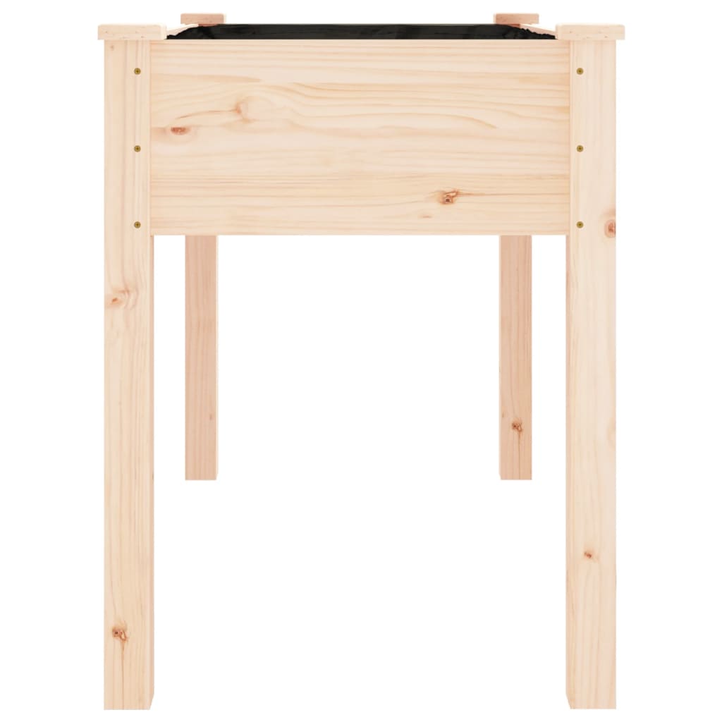 vidaXL Pflanzkübel mit Einsatz 118x59x76 cm Massivholz Tanne