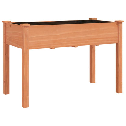 vidaXL Pflanzkübel mit Einsatz Braun 118x59x76 cm Massivholz Tanne