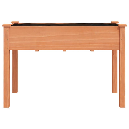 vidaXL Pflanzkübel mit Einsatz Braun 118x59x76 cm Massivholz Tanne