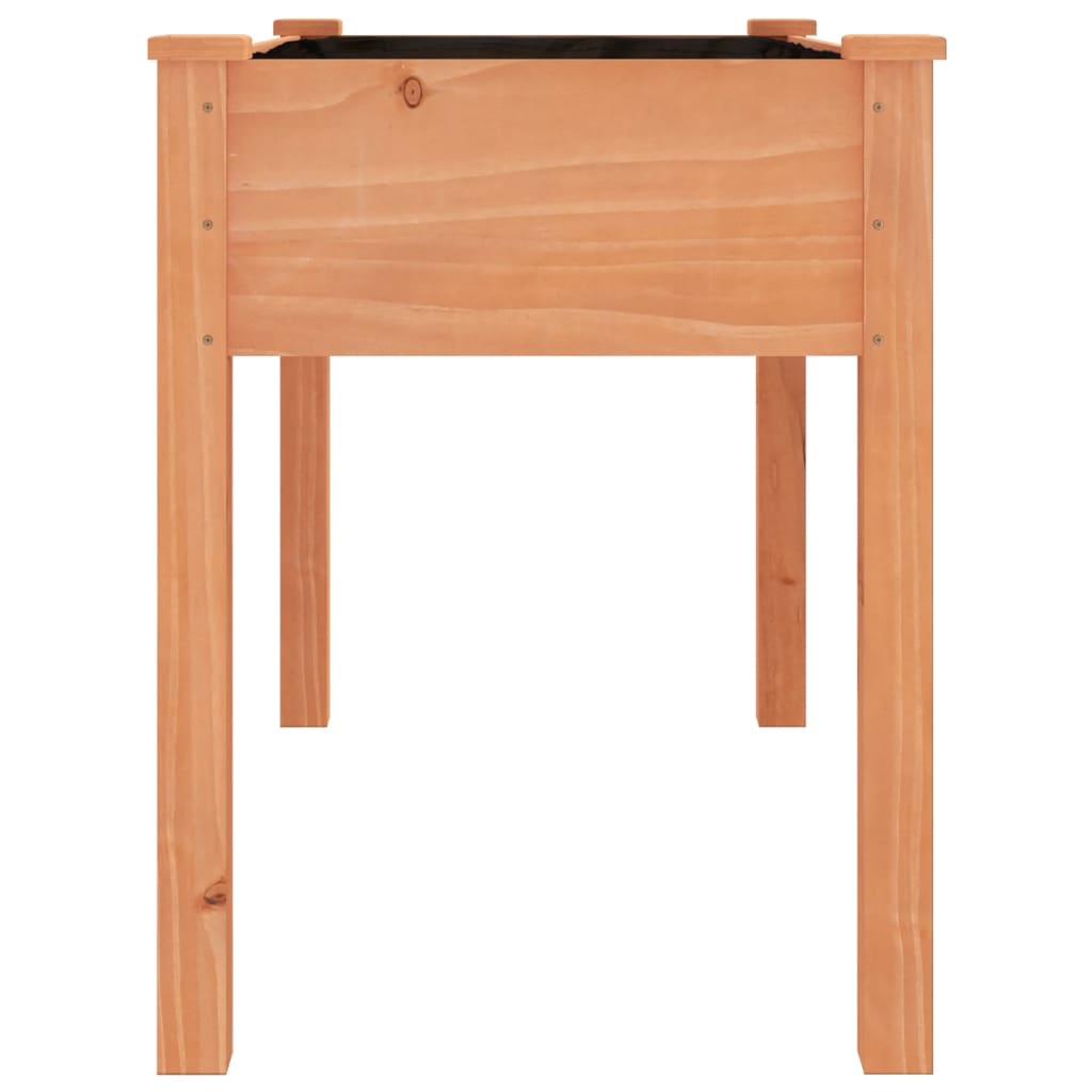 vidaXL Pflanzkübel mit Einsatz Braun 118x59x76 cm Massivholz Tanne