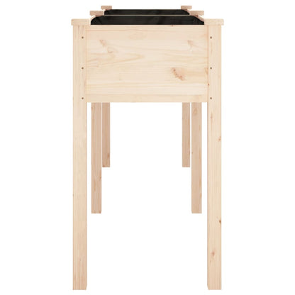 vidaXL Pflanzkübel mit Einsatz 161x45x76 cm Massivholz Tanne