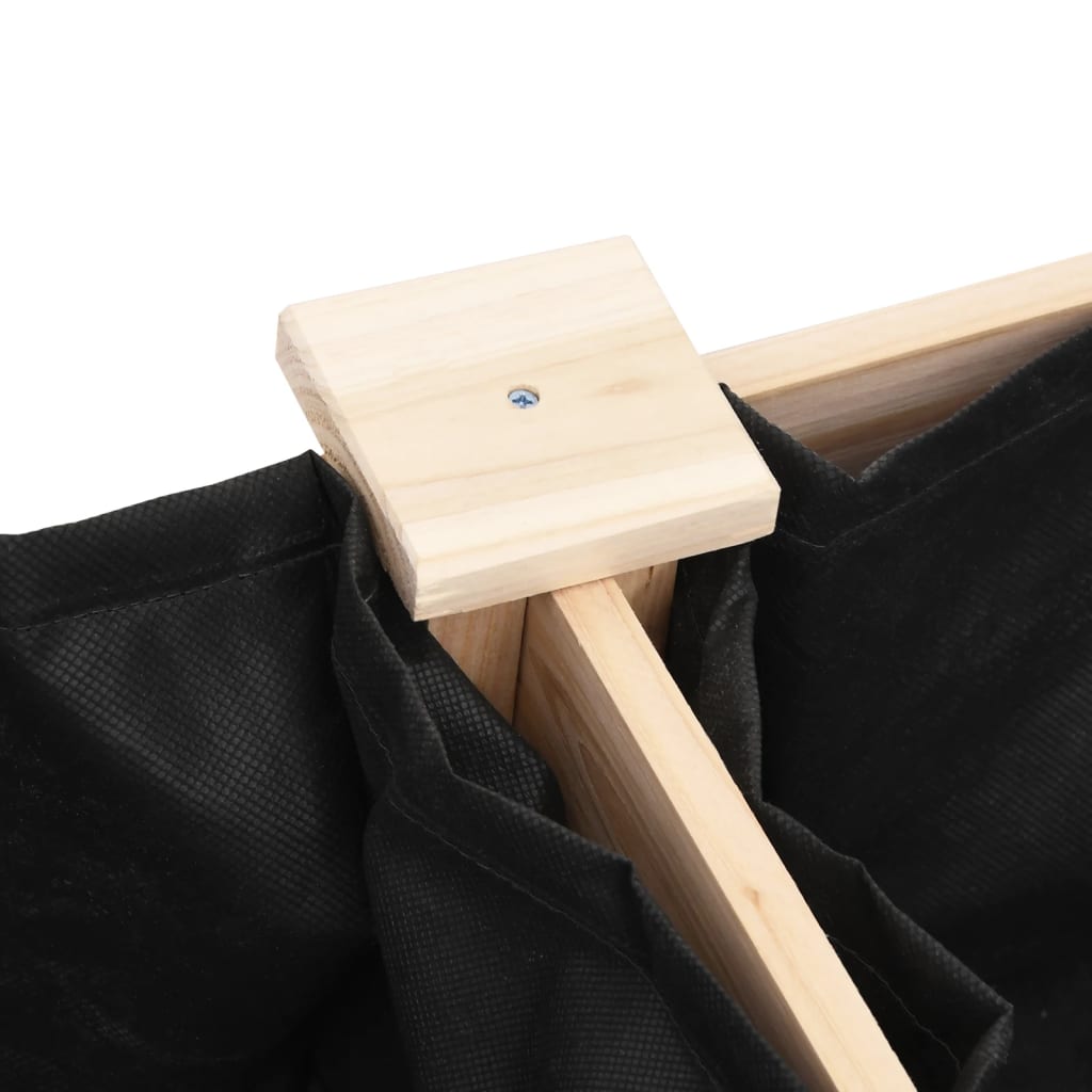 vidaXL Pflanzkübel mit Einsatz 161x45x76 cm Massivholz Tanne