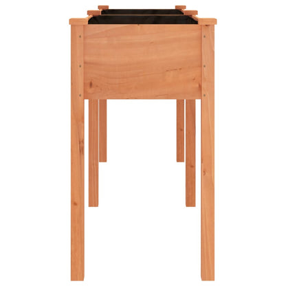 vidaXL Pflanzkübel mit Einsatz Braun 161x45x76 cm Massivholz Tanne