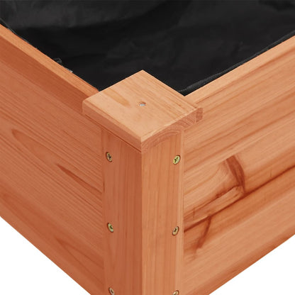 vidaXL Pflanzkübel mit Einsatz Braun 161x45x76 cm Massivholz Tanne