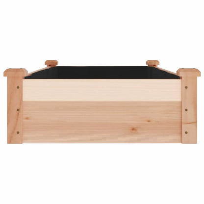 vidaXL Hochbeet mit Einsatz 120x60x25 cm Massivholz Tanne