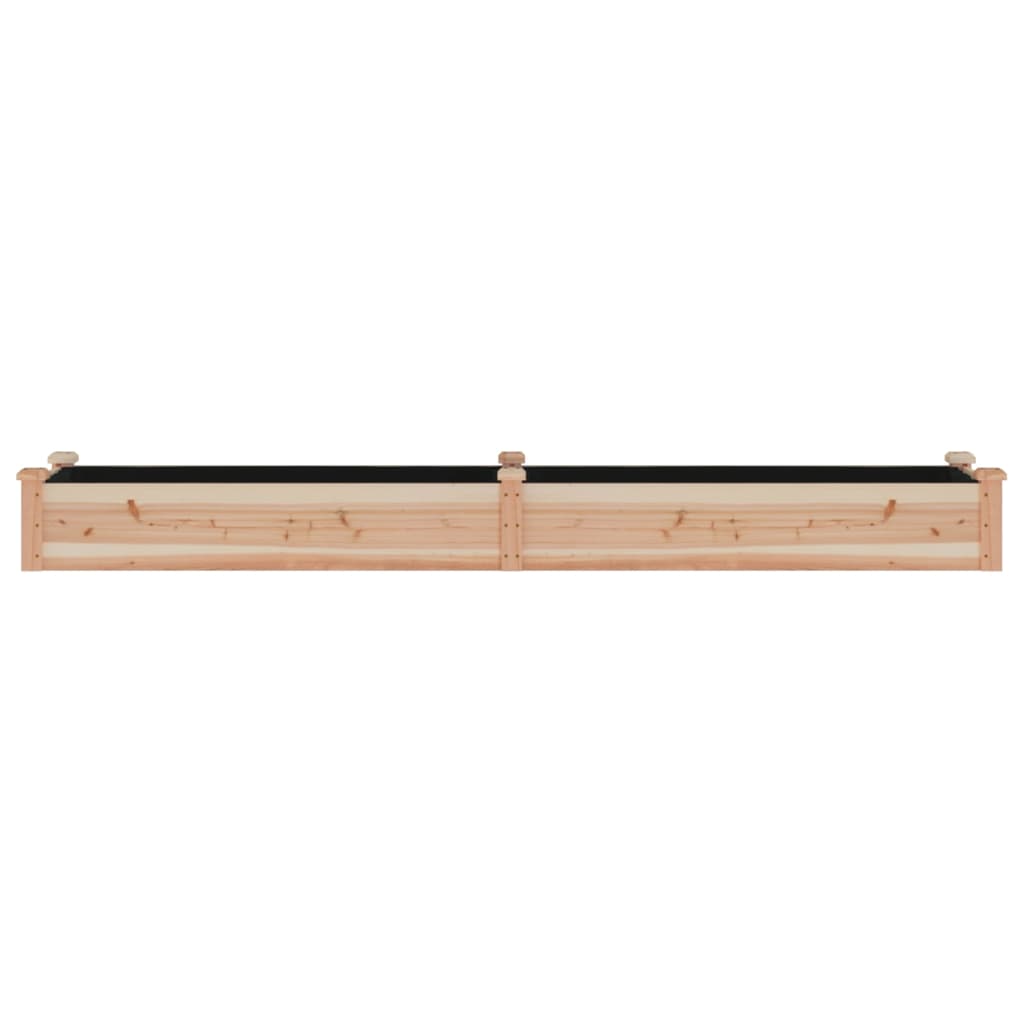 vidaXL Carré potager avec insert 240x45x25 cm Bois de sapin massif