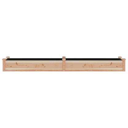 vidaXL Carré potager avec insert 240x45x25 cm Bois de sapin massif
