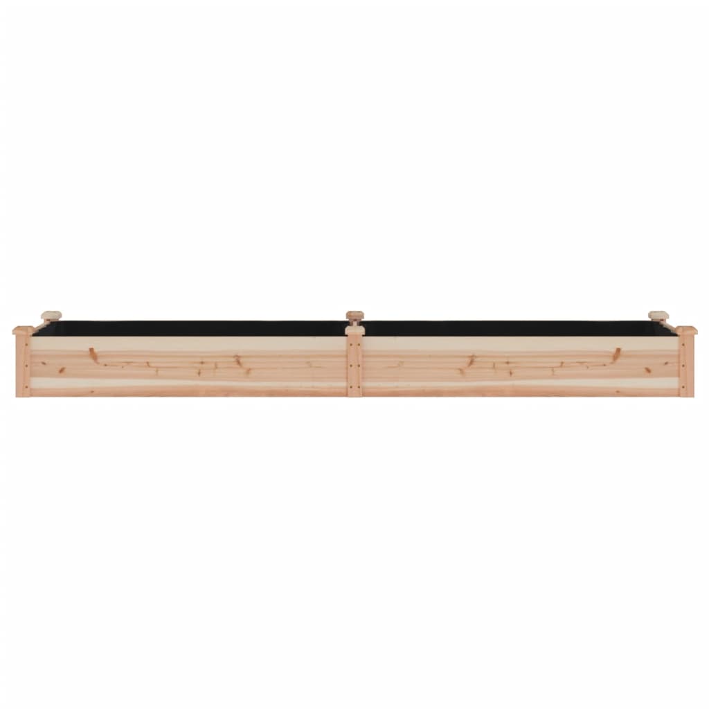 vidaXL Hochbeet mit Einsatz 240x60x25 cm Massivholz Tanne