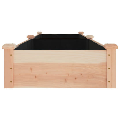 vidaXL Hochbeet mit Einsatz 240x60x25 cm Massivholz Tanne