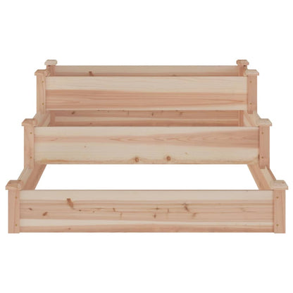 vidaXL Hochbeet 120x120x56 cm Massivholz Tanne