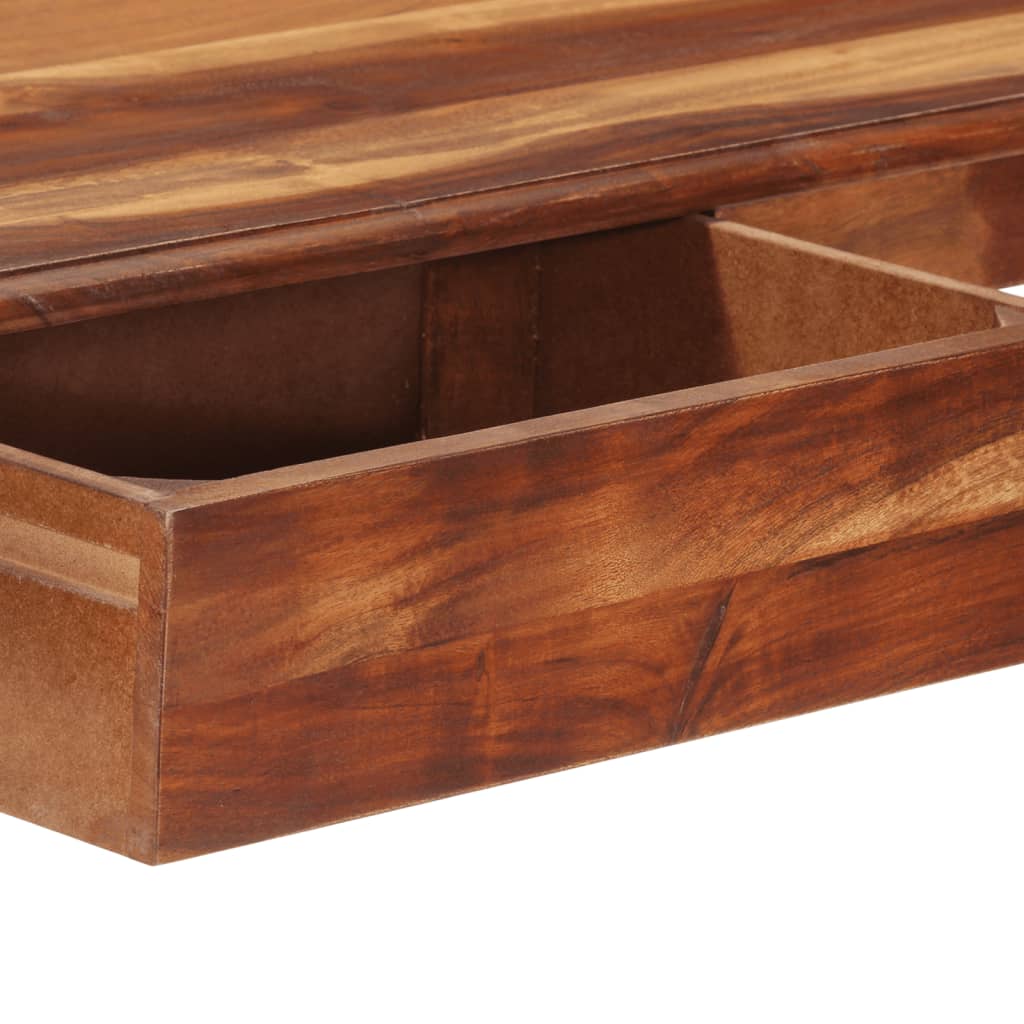 vidaXL Bureau avec tiroir 110x50x77 cm Bois d'acacia massif