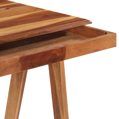 vidaXL Bureau avec tiroir 110x50x77 cm Bois d'acacia massif