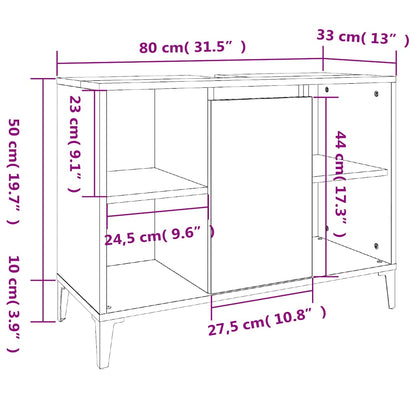 vidaXL Ensemble de meubles de salle de bain 3 pcs Blanc Matériau à base de bois