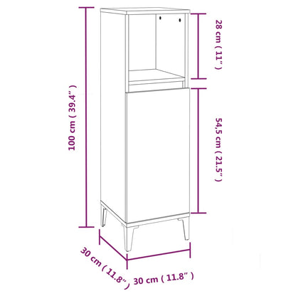 vidaXL Ensemble de meubles de salle de bain 3 pcs Noir Bois d'ingénierie