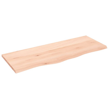 vidaXL Tischplatte 100x40x2 cm Massivholz Eiche Unbehandelt