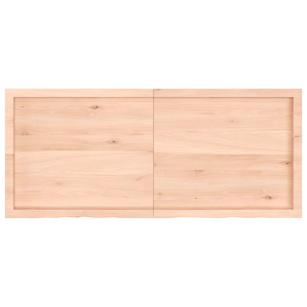 vidaXL Plateau de table 140x60x(2-6) cm en chêne massif non traité