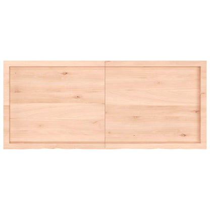 vidaXL Plateau de table 140x60x(2-6) cm en chêne massif non traité