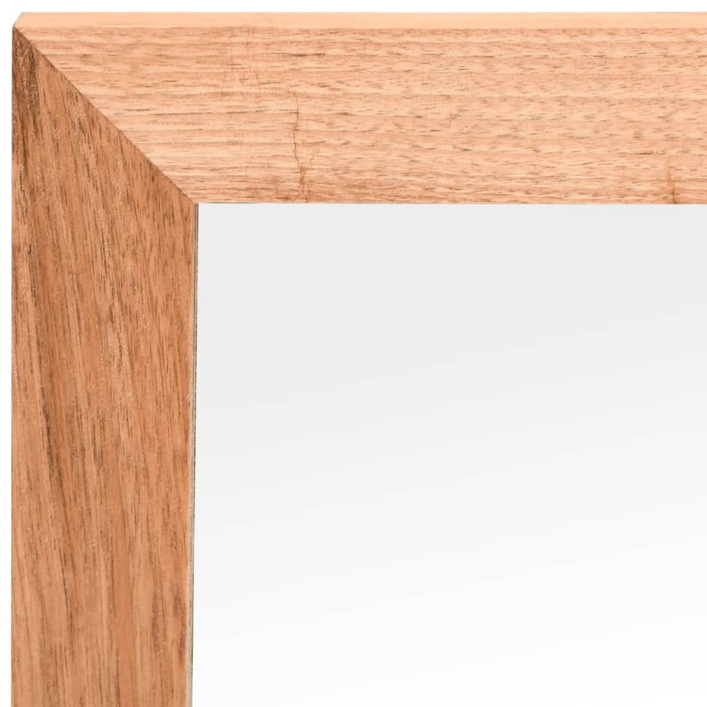 vidaXL 3-tlg. Badmöbel-Set Massivholz Nussbaum