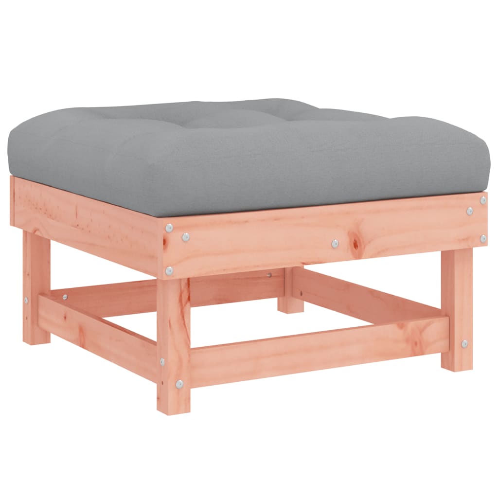 vidaXL 4-tlg. Garten-Lounge-Set mit Kissen Massivholz Douglasie