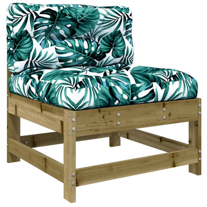 vidaXL 4-tlg. Garten-Lounge-Set mit Kissen Kiefernholz Imprägniert