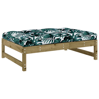 vidaXL 4-tlg. Garten-Lounge-Set mit Kissen Kiefernholz Imprägniert