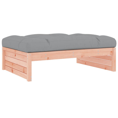 vidaXL Salon de jardin 4 pièces avec coussins, bois de Douglas massif