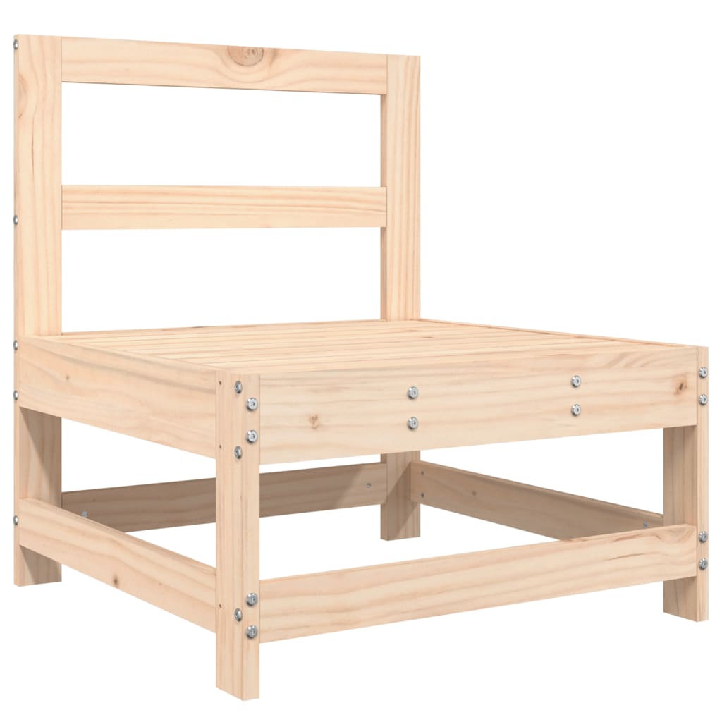 vidaXL 10-tlg. Garten-Lounge-Set Massivholz Kiefer