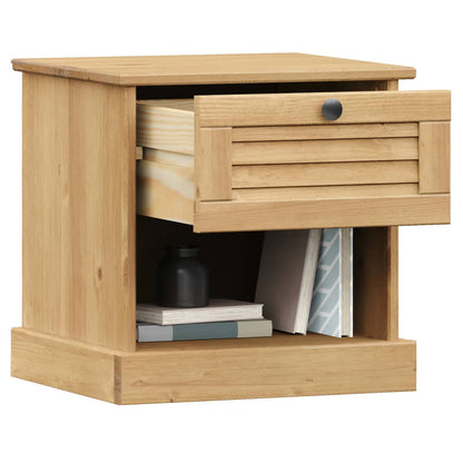 vidaXL Table de chevet VIGO 42x35x42 cm en pin massif