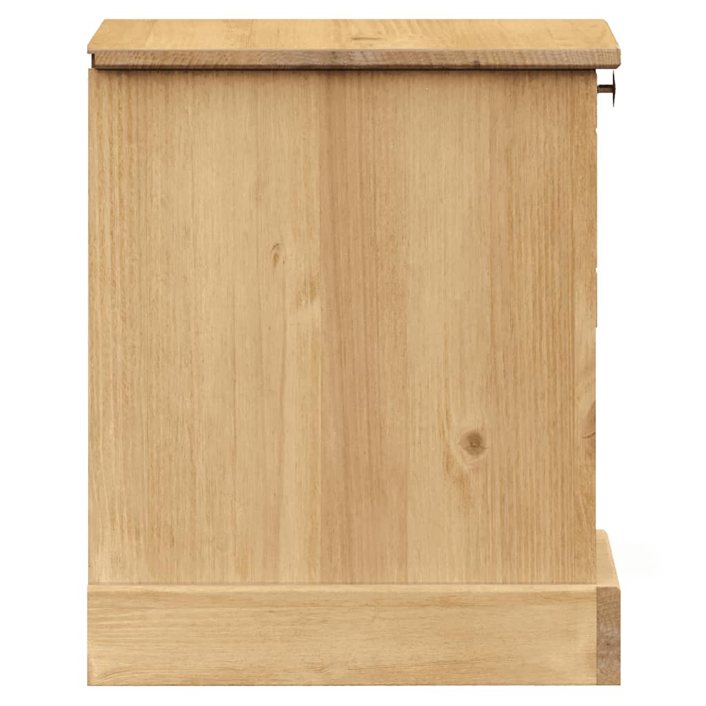 vidaXL Table de chevet VIGO 42x35x42 cm en pin massif