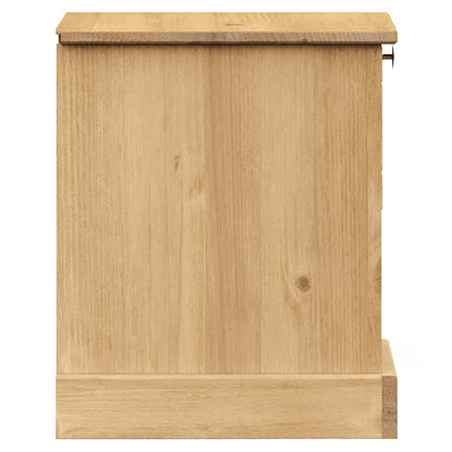 vidaXL Table de chevet VIGO 42x35x42 cm en pin massif