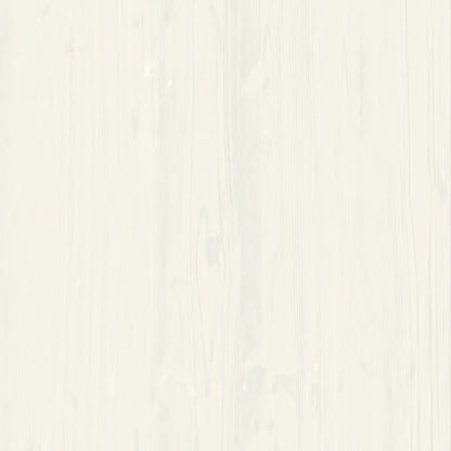 vidaXL Table de chevet VIGO blanche 42x35x42 cm en pin massif
