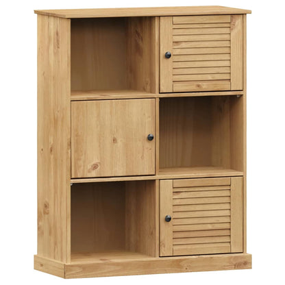 vidaXL Bücherregal VIGO 90x35x114,5 cm Massivholz Kiefer