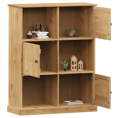 vidaXL Bücherregal VIGO 90x35x114,5 cm Massivholz Kiefer